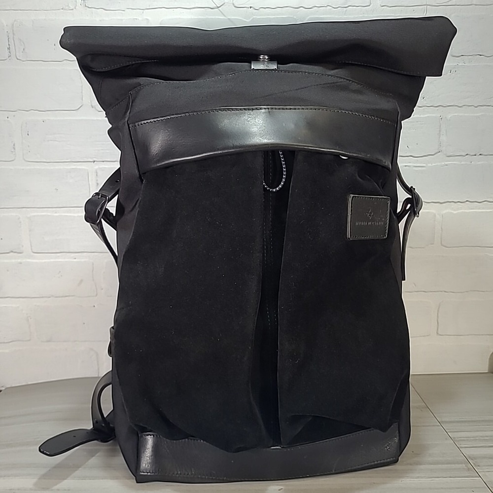 Atelier de L'Armee Blackpack Black Canvas/Leather/Suede